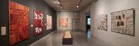 Salle de l'exposition Art aborig&egrave;ne, le temps du r&ecirc;ve