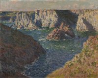 Claude Monet , Les rochers de Belle-Île, 1886. © MBA 