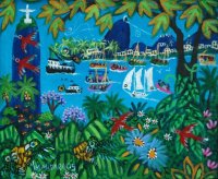 Lia Mittarakis (1934-1998), Enscada de Botafogo (Baie de Botafogo), 1995
