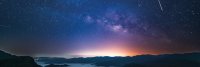 M&eacute;t&eacute;orites ciel nocture